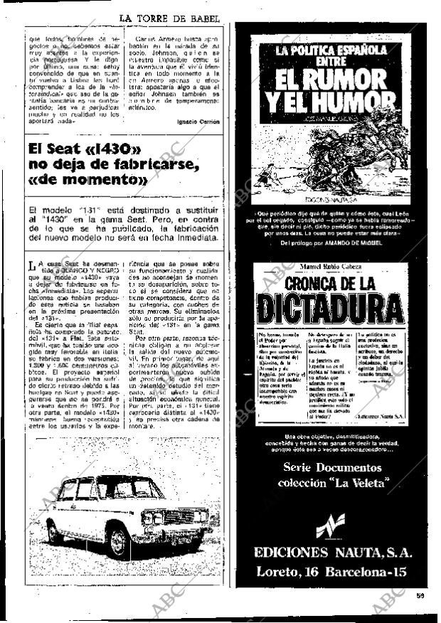 BLANCO Y NEGRO MADRID 08-03-1975 página 59
