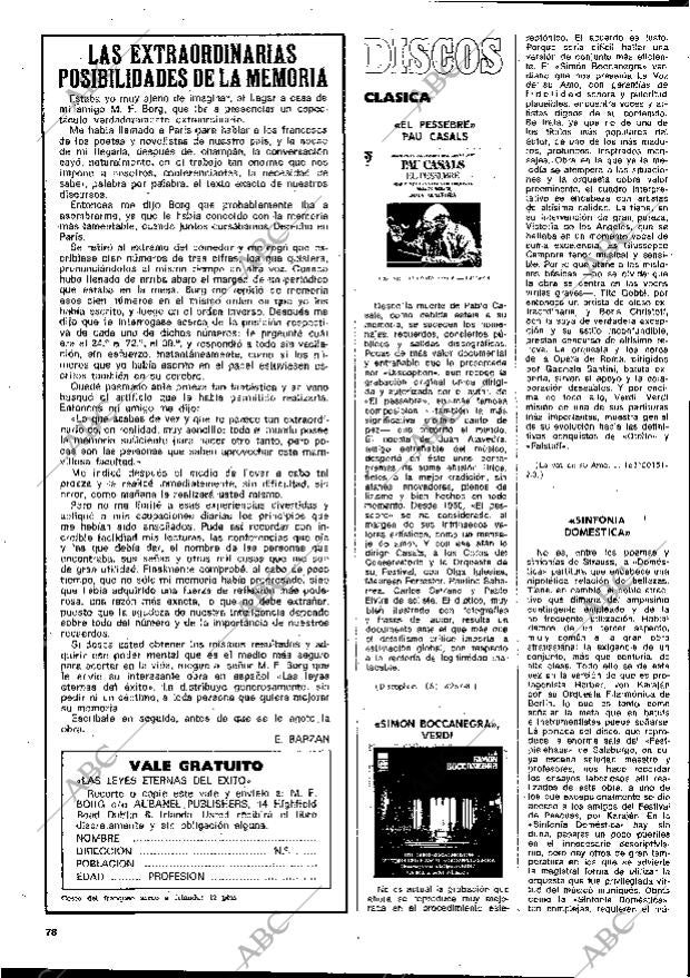 BLANCO Y NEGRO MADRID 08-03-1975 página 78
