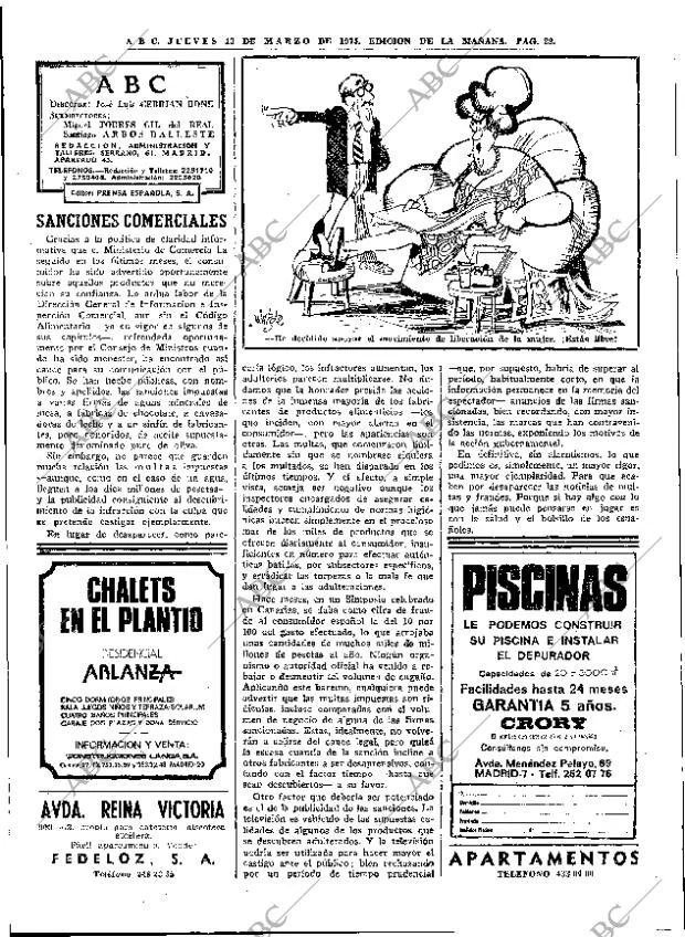 ABC MADRID 13-03-1975 página 22