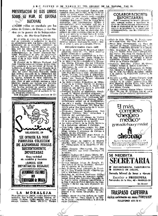 ABC MADRID 13-03-1975 página 55