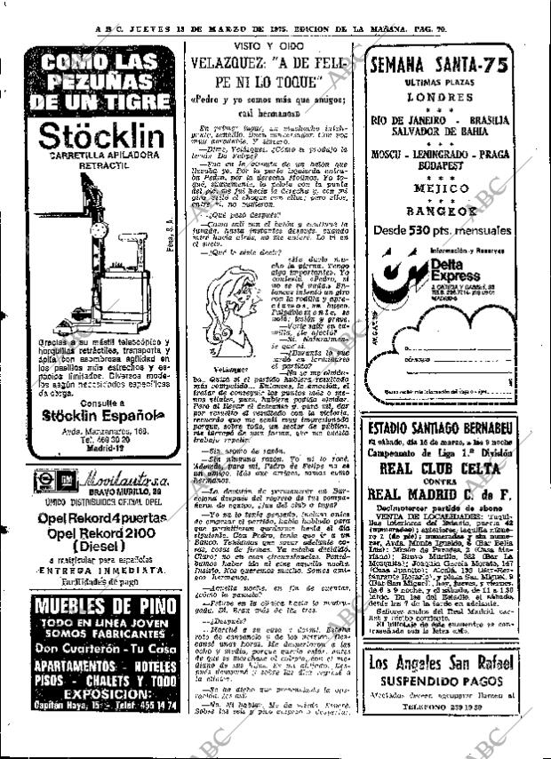 ABC MADRID 13-03-1975 página 70