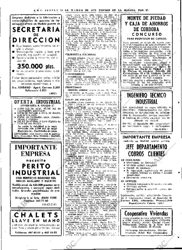 ABC MADRID 13-03-1975 página 87