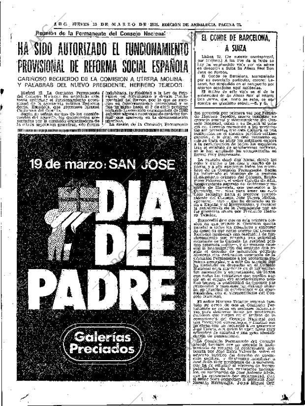 ABC SEVILLA 13-03-1975 página 23