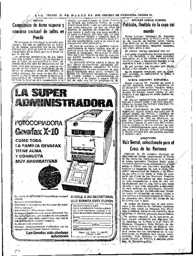 ABC SEVILLA 13-03-1975 página 47