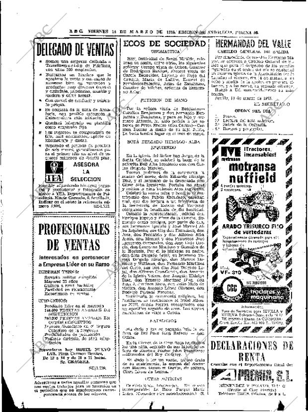 ABC SEVILLA 14-03-1975 página 56