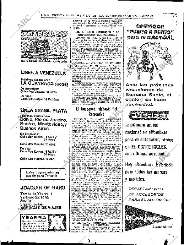 ABC SEVILLA 14-03-1975 página 64