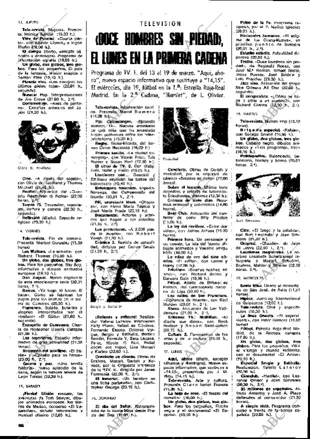 BLANCO Y NEGRO MADRID 15-03-1975 página 66