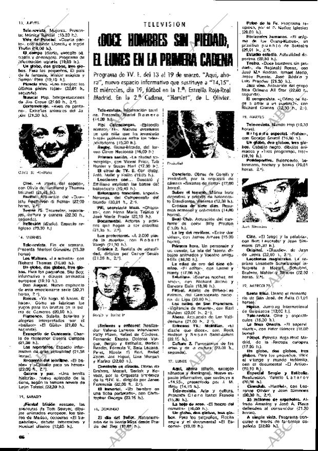 BLANCO Y NEGRO MADRID 15-03-1975 página 66