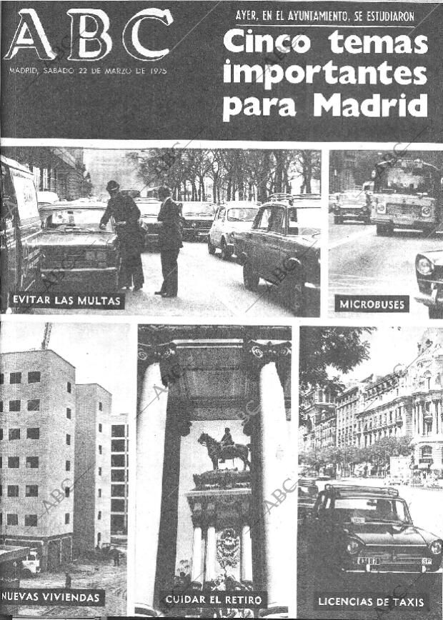 ABC MADRID 22-03-1975 página 1