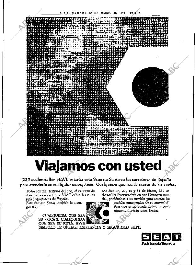 ABC MADRID 22-03-1975 página 92
