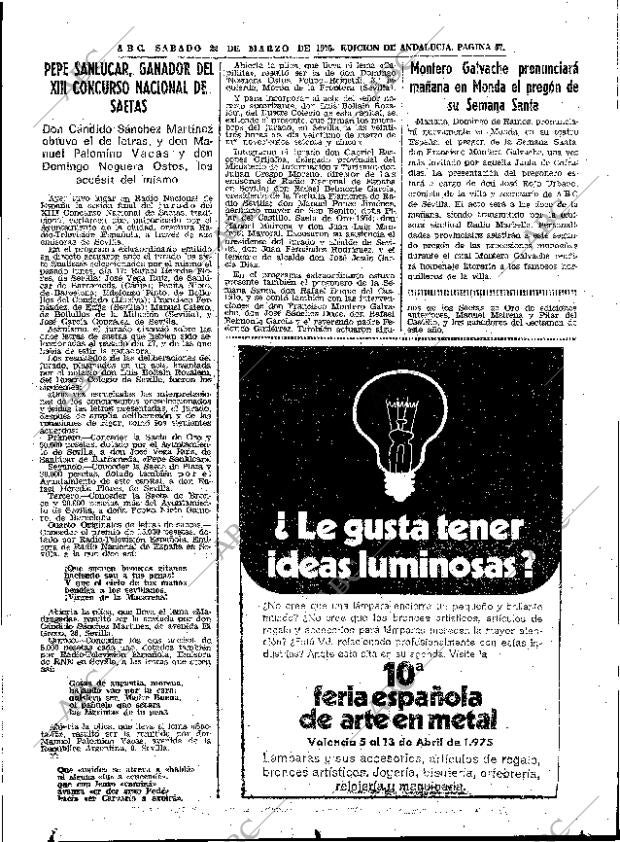 ABC SEVILLA 22-03-1975 página 57