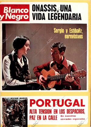 BLANCO Y NEGRO MADRID 22-03-1975 página 1