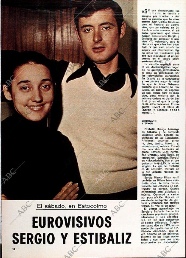 BLANCO Y NEGRO MADRID 22-03-1975 página 12