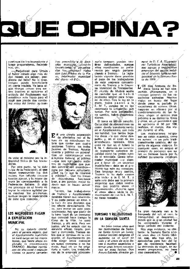 BLANCO Y NEGRO MADRID 22-03-1975 página 23