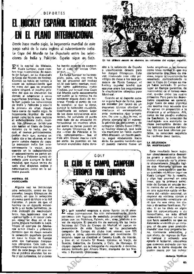 BLANCO Y NEGRO MADRID 22-03-1975 página 65