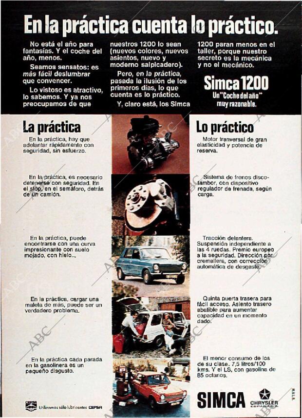 BLANCO Y NEGRO MADRID 22-03-1975 página 74