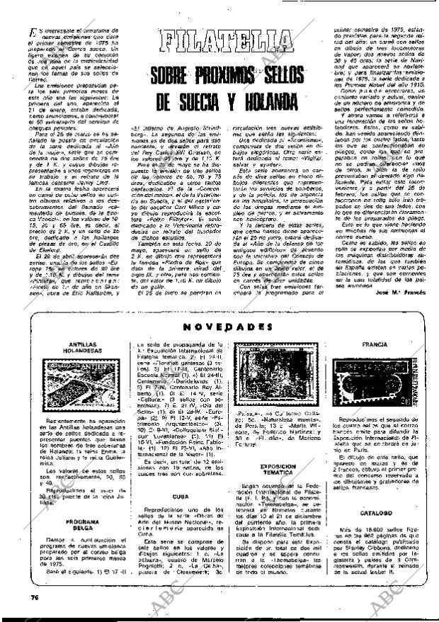 BLANCO Y NEGRO MADRID 22-03-1975 página 76
