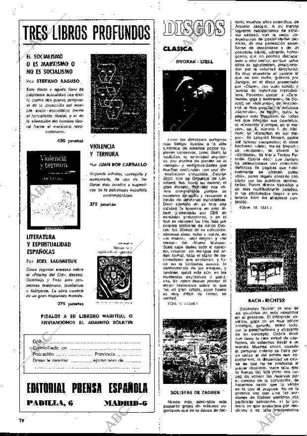 BLANCO Y NEGRO MADRID 22-03-1975 página 78