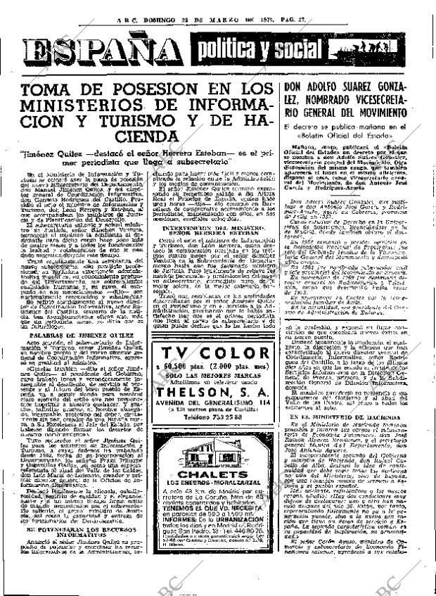 ABC MADRID 23-03-1975 página 17