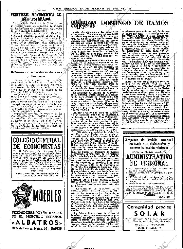 ABC MADRID 23-03-1975 página 32