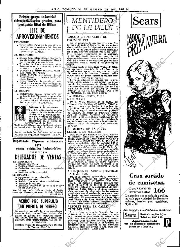 ABC MADRID 23-03-1975 página 34
