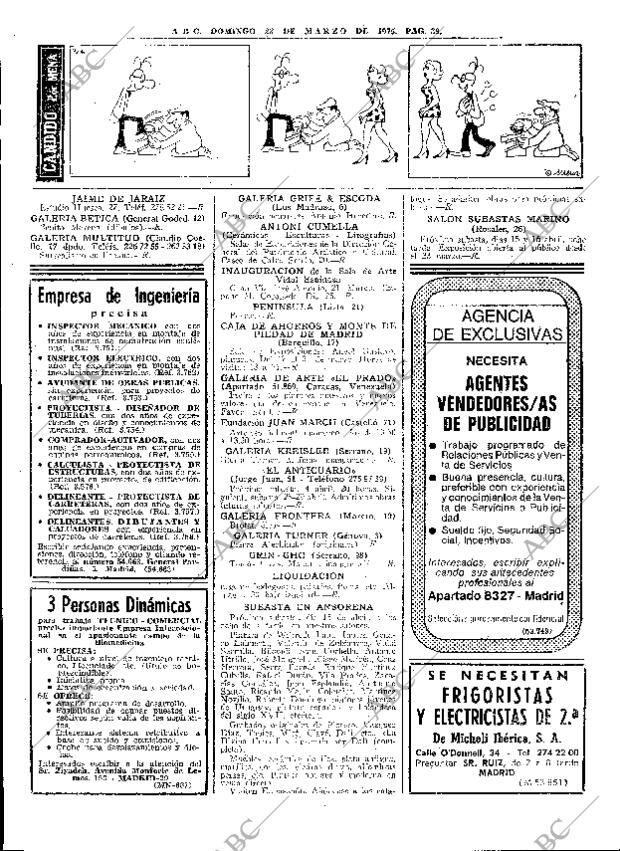 ABC MADRID 23-03-1975 página 39