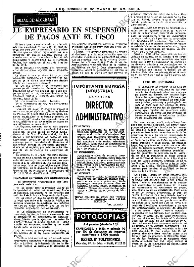 ABC MADRID 23-03-1975 página 46