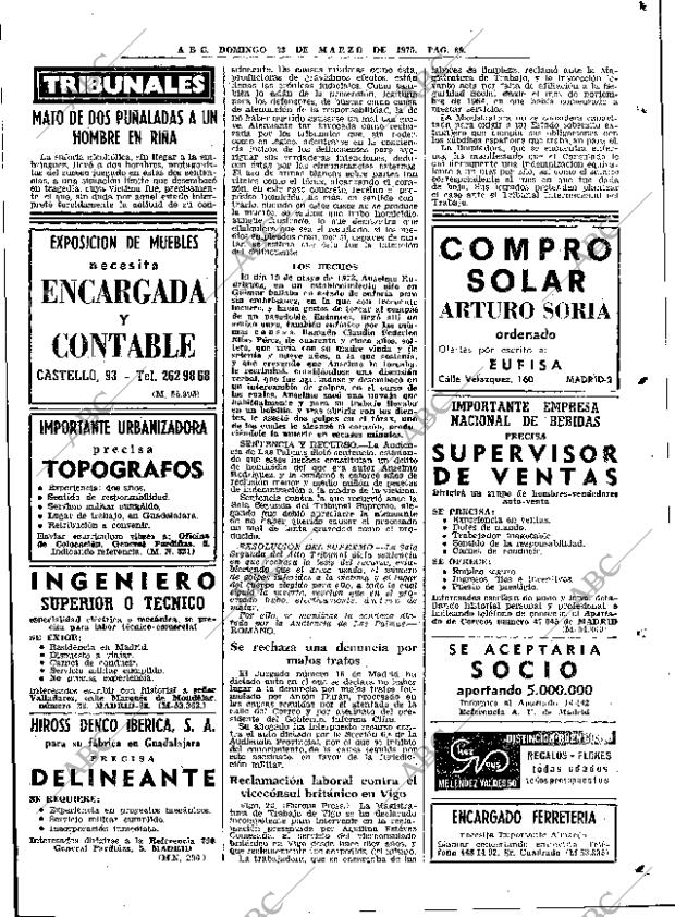 ABC MADRID 23-03-1975 página 89