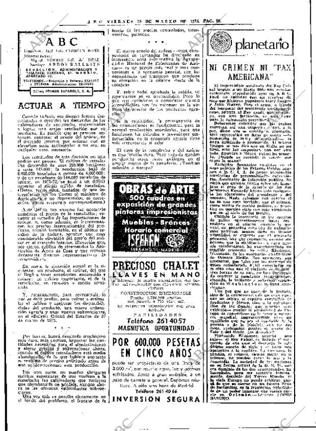 ABC MADRID 28-03-1975 página 19