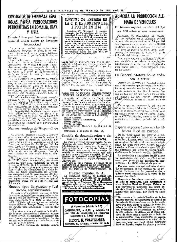 ABC MADRID 28-03-1975 página 38