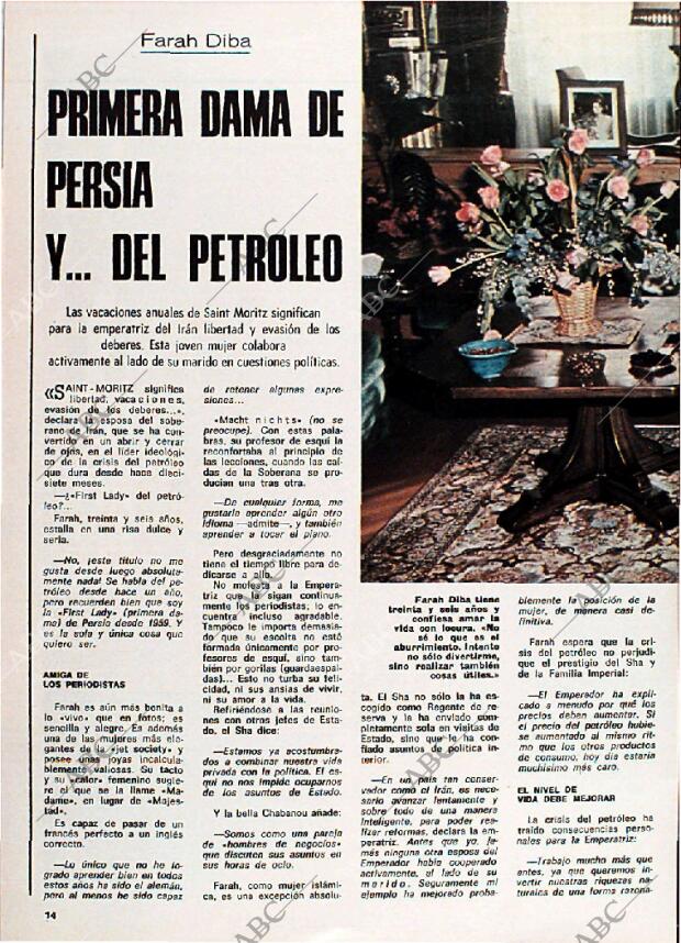 BLANCO Y NEGRO MADRID 29-03-1975 página 14