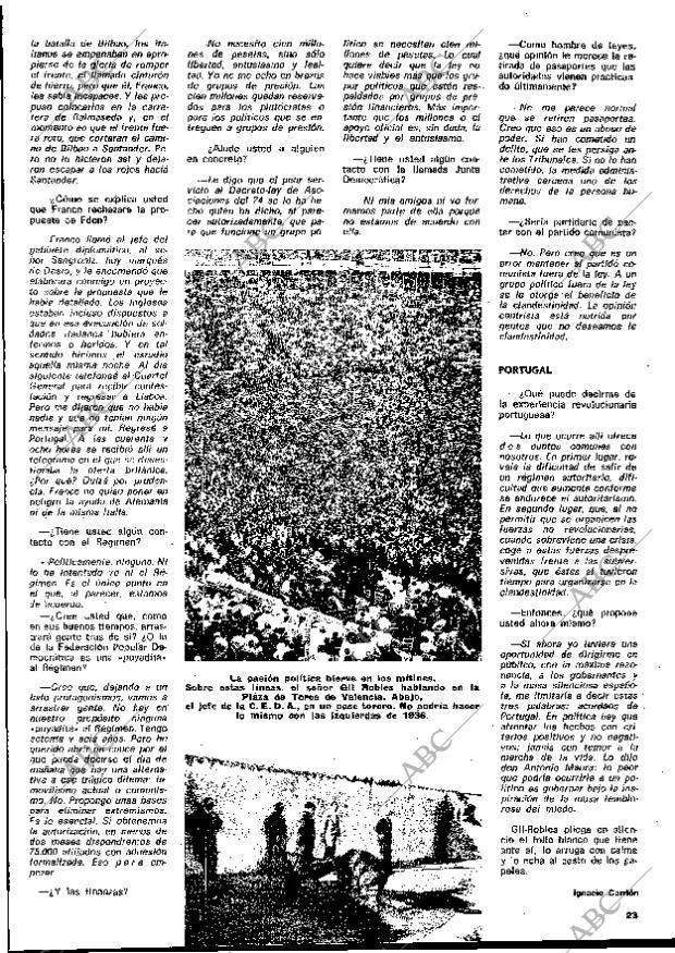 BLANCO Y NEGRO MADRID 29-03-1975 página 23