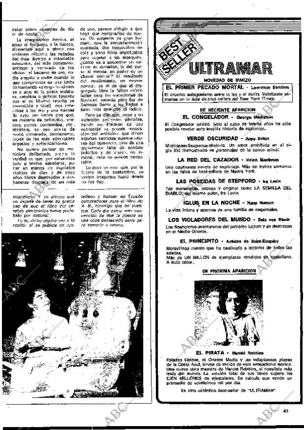 BLANCO Y NEGRO MADRID 29-03-1975 página 61