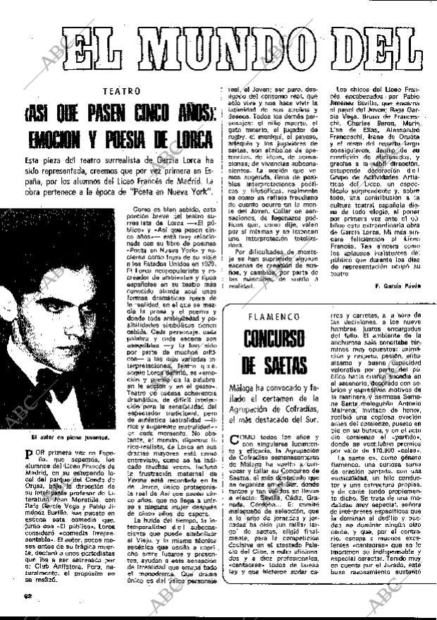 BLANCO Y NEGRO MADRID 29-03-1975 página 62