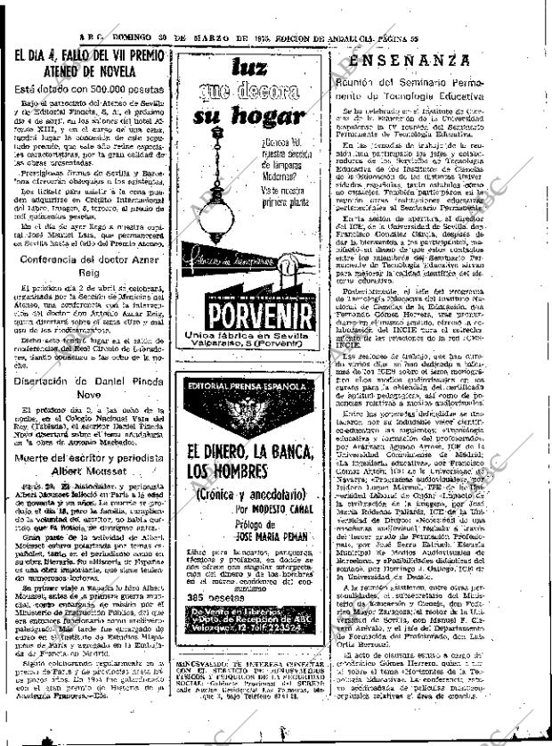 ABC SEVILLA 30-03-1975 página 55