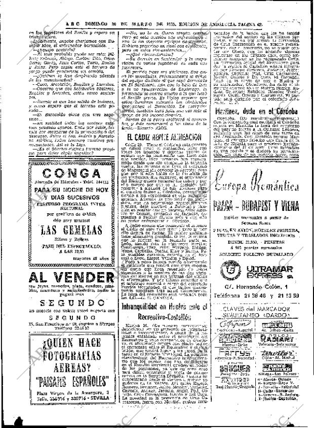 ABC SEVILLA 30-03-1975 página 62