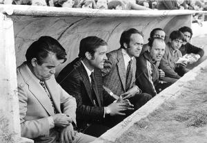 Protagonistas - Entrenadores - Miljanic durante el partido liguero que el Madrid...