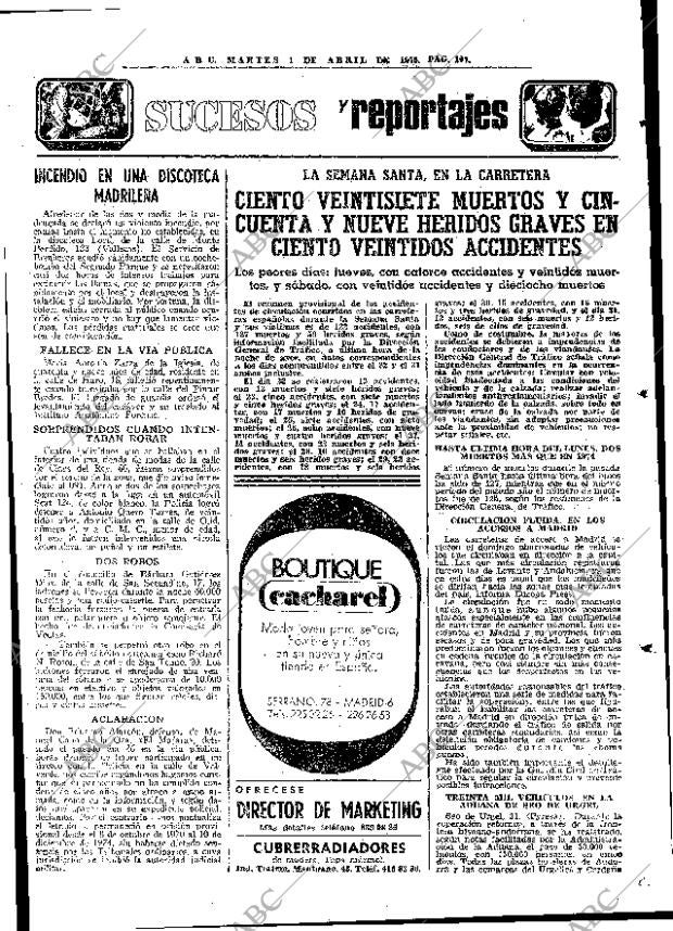 ABC MADRID 01-04-1975 página 105