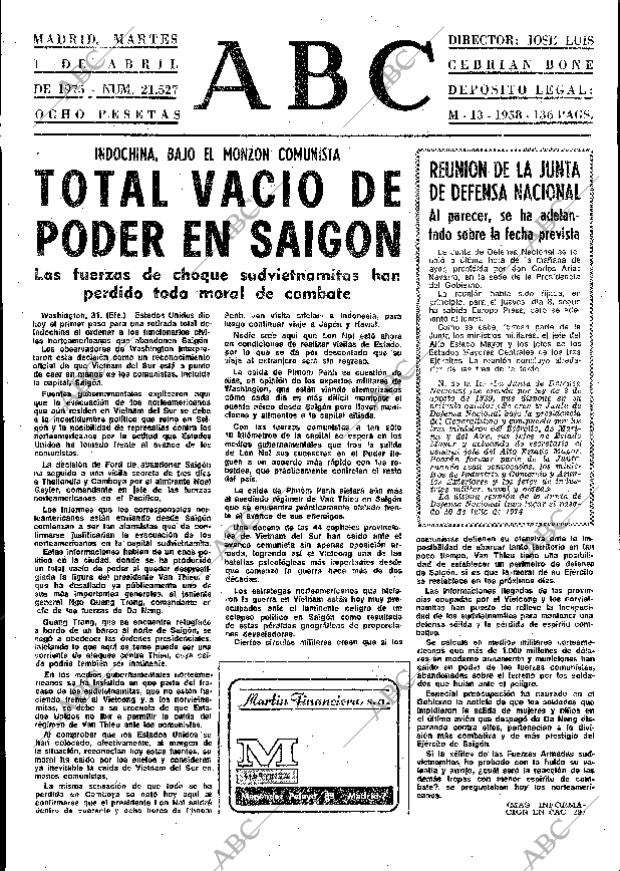 ABC MADRID 01-04-1975 página 23
