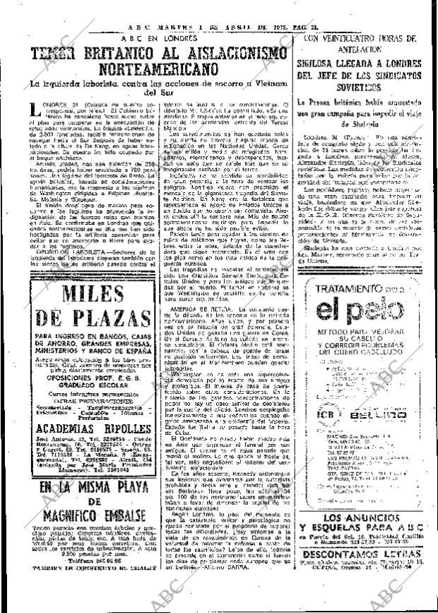 ABC MADRID 01-04-1975 página 29