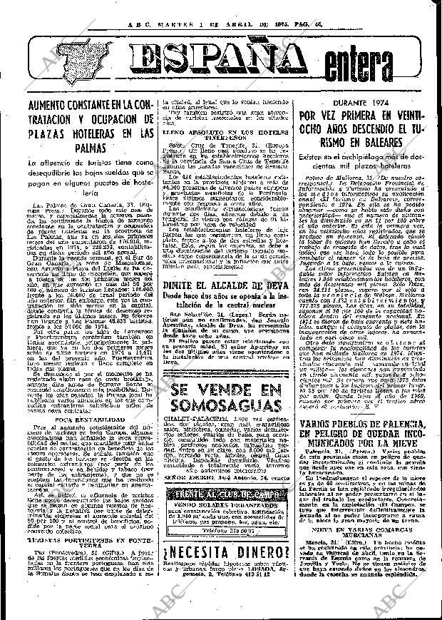 ABC MADRID 01-04-1975 página 43