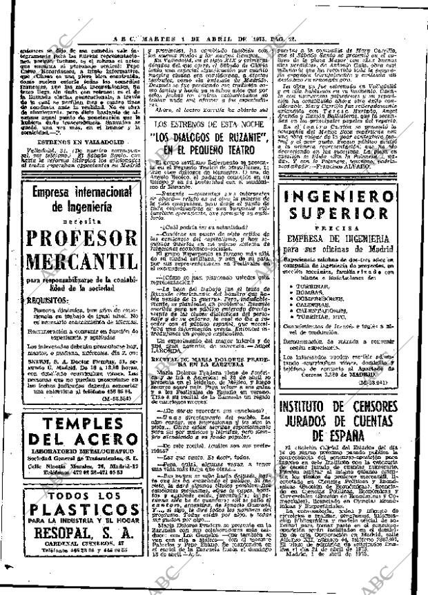 ABC MADRID 01-04-1975 página 70