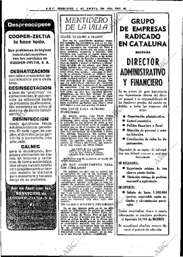 ABC MADRID 02-04-1975 página 42