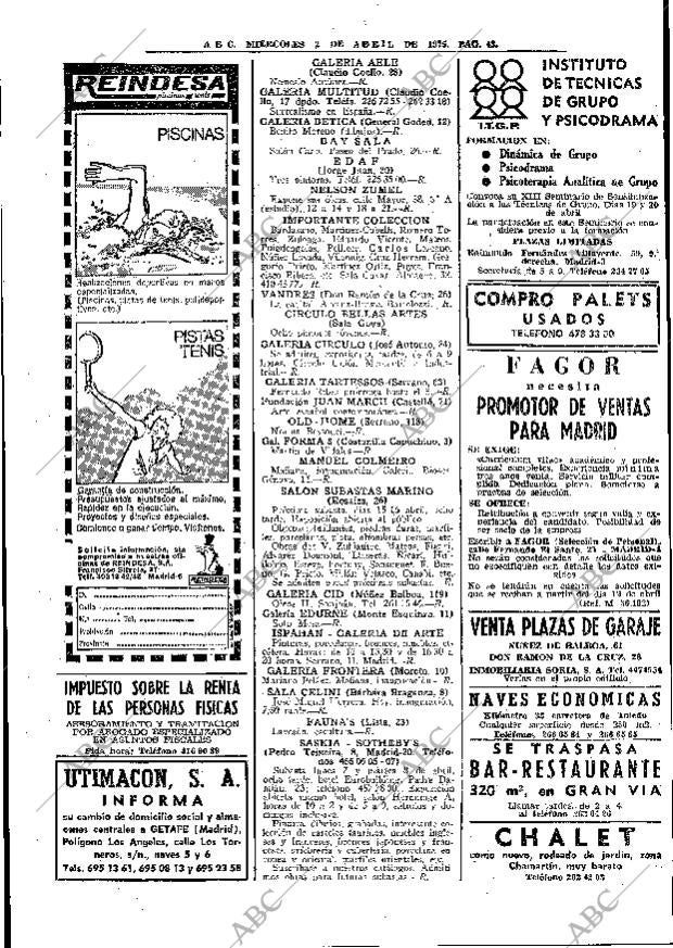 ABC MADRID 02-04-1975 página 45