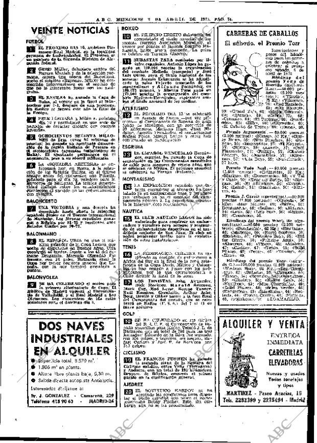 ABC MADRID 02-04-1975 página 76