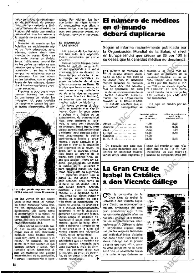 BLANCO Y NEGRO MADRID 05-04-1975 página 56