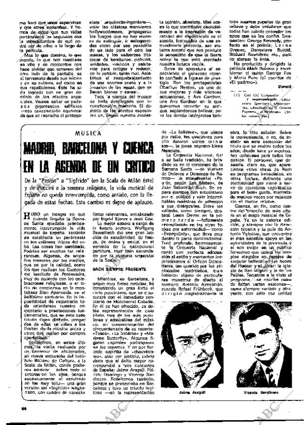 BLANCO Y NEGRO MADRID 05-04-1975 página 64