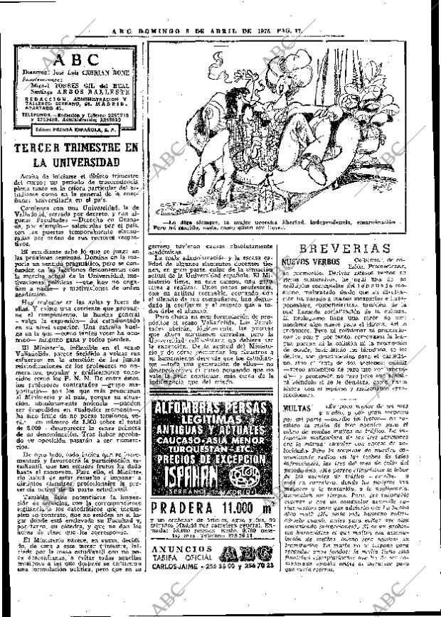 ABC MADRID 06-04-1975 página 17