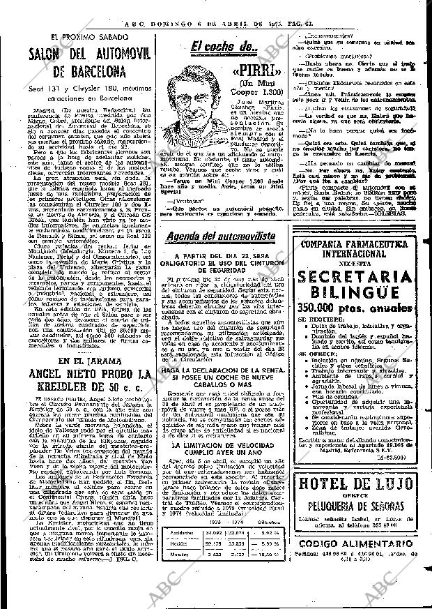 ABC MADRID 06-04-1975 página 63