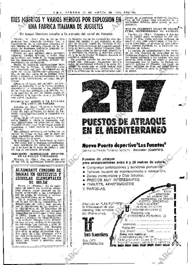 ABC MADRID 12-04-1975 página 105